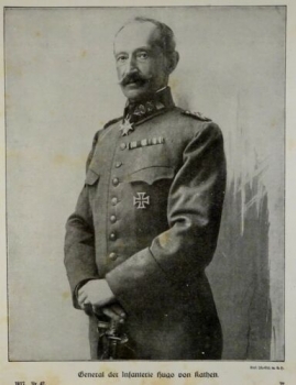 1917 - alter Druck - General der Infanterie Hugo von Kathen